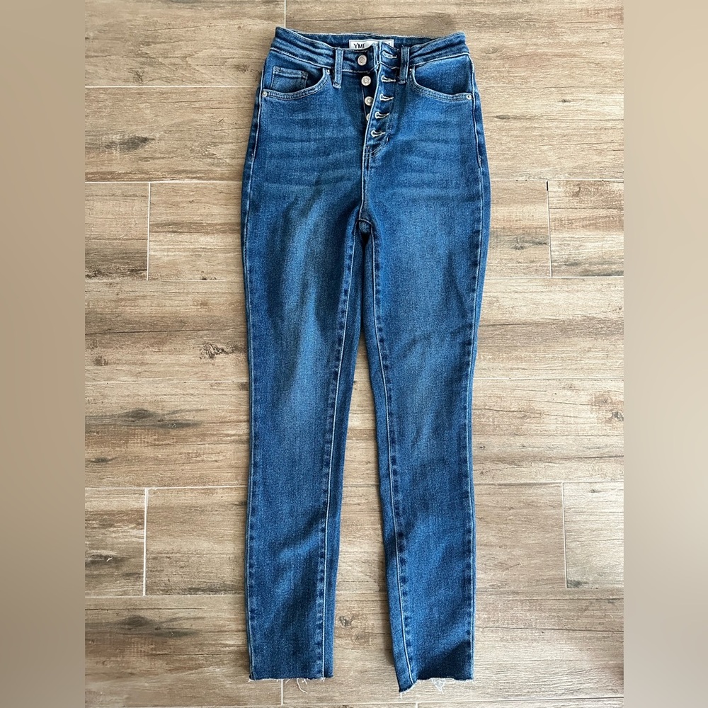 YMI denim high waisted skinny jeans (dark wash)